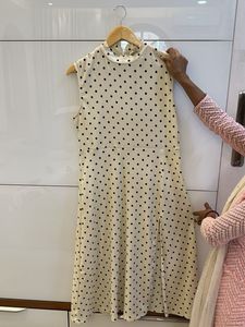 Chic Polka Dot Sleeveless Dress