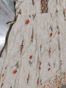Floral Embroidered Anarkali