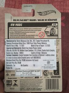 Hotwheels volvo 240 drift wagon