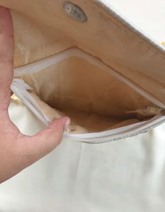 Cream Crossbody Bag