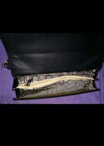 Black Sling Bag (with golden chain) @100