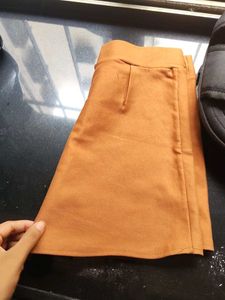 Trendy Buckled A-Line Skirt