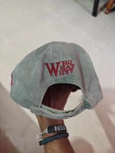 Denim Cap with "W" Logo