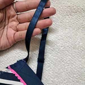 Y2k Vintage Striped &amp; Polka Dot Bra