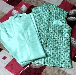 Elegant Men's 3 Piece Kurta Set