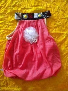Cute Pink Top &amp; Shorts Set