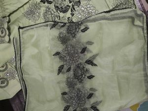 Elegant Light Green Floral Kurta Set