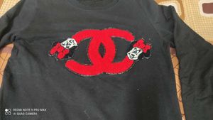Black And Red Tag Mix up Sweatshirt❤