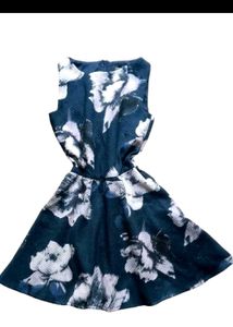 Floral Cut-Out Mini Dress