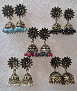 Jhumka Earrings - Set of 5 Pairs