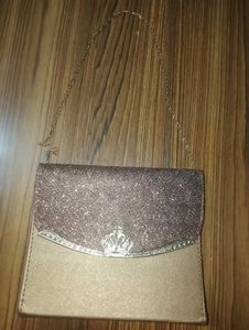 Sparkly Crown Clutch Bag