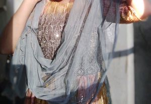Sale!! Sale!! Embroidered Indian Dress with Dupatt