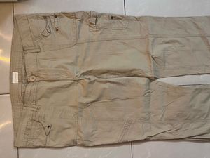 Lowrise Khaki Cargo Pants