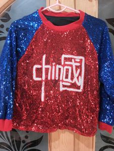 Sequin Embellished Sweatshirt