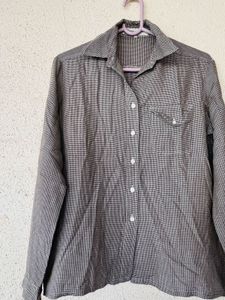 Classic Gingham Button-Up Shirt