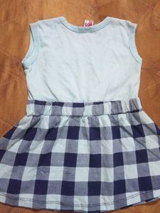 Cute "Perfect" Top &amp; Gingham Skirt Set