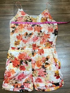 ZARA Floral Print Romper
