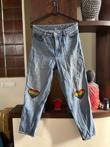 Heart Shape Jeans Pant