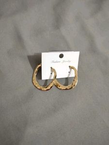 Antitarnish Gold Hoop Earring