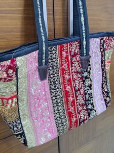 Embroidered Tote Bag