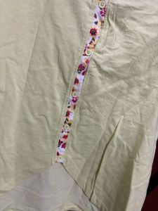 Light Yellow Sleeveless Top