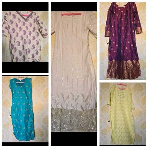 combo  Women's Kurtas - Set of 5