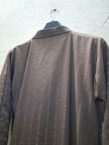 Elegant Brown Abaya Gown