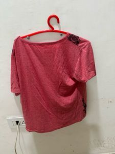 Pink Floral Graphic T-Shirt