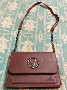 Burgundy Shoulder Bag