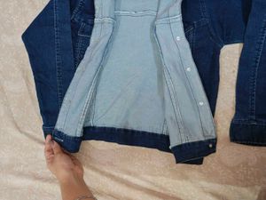 *Free Delivery*🔥Classic Cropped Blue Denim Jacket