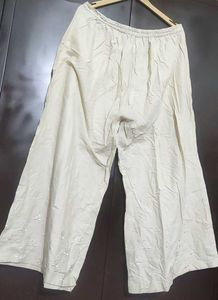 Cream Color Plazo For Girl Or Woman 34 Waist