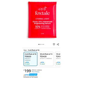 Foxtale Eternal Light Gluta-Vit C Serum