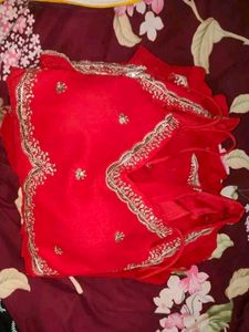Stunning Red Anarkali Suit