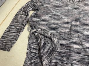 Marled Knit Long Sleeve Top