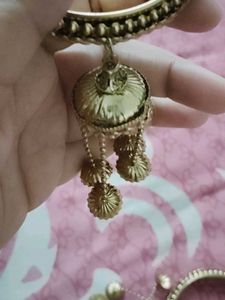 Golden jhumka Bangles