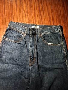 Imported High Waist Jeans (Dark Blue)