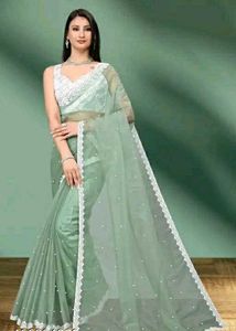 Light pink beautiful saree for girls/women