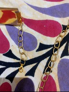 Belt With Parl Detail