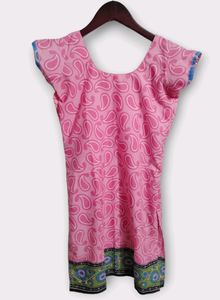 Pink Paisley Mini Dress