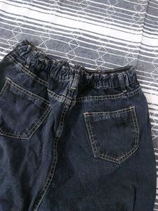 Dark Wash Ripped Jeans