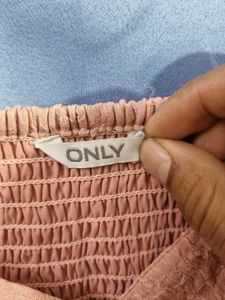 Only Elegant Pink Long Sleeve Top