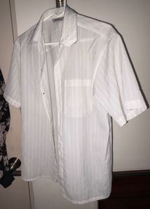 Men's Striped Short Sleeve Shirt