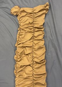 Ruched Off-Shoulder unique Dress