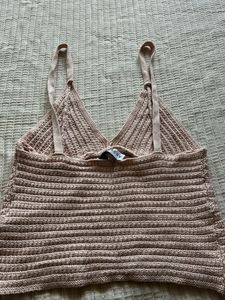 Beach Wear Knitted Crop Top
