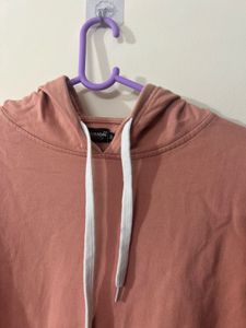 Men peach Hoodie for Everyday Comfort