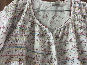 Comfortable Vintage-Inspired Floral Night Wear