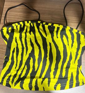 Bold Zebra Print Top