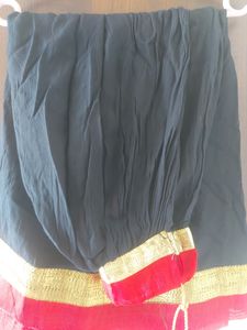 Black Lehanga And Work Dupatta