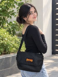 Thrasher Black Crossbody Bag