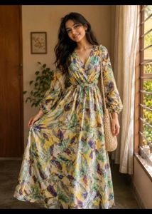 Beautiful Floral Maxi Dress